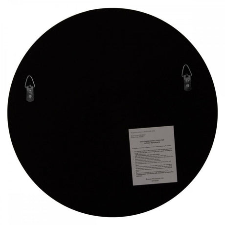 Small Round Wall Mirror With Silver Frame