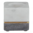 Kira White / Grey Tealight Holder