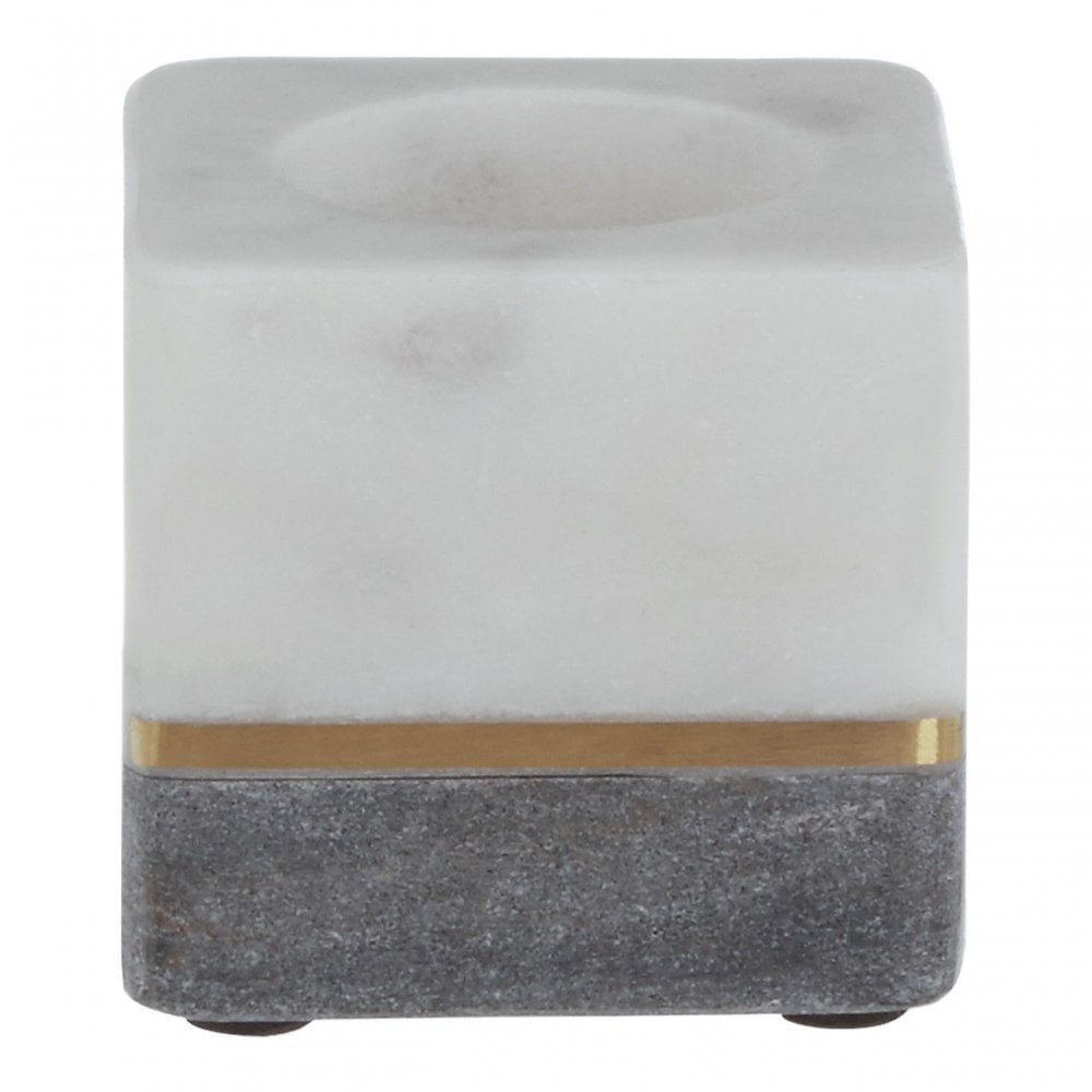 Kira White / Grey Tealight Holder