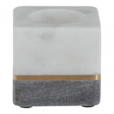 Kira White / Grey Tealight Holder
