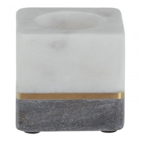 Kira White / Grey Tealight Holder