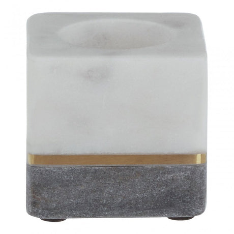 Kira White / Grey Tealight Holder