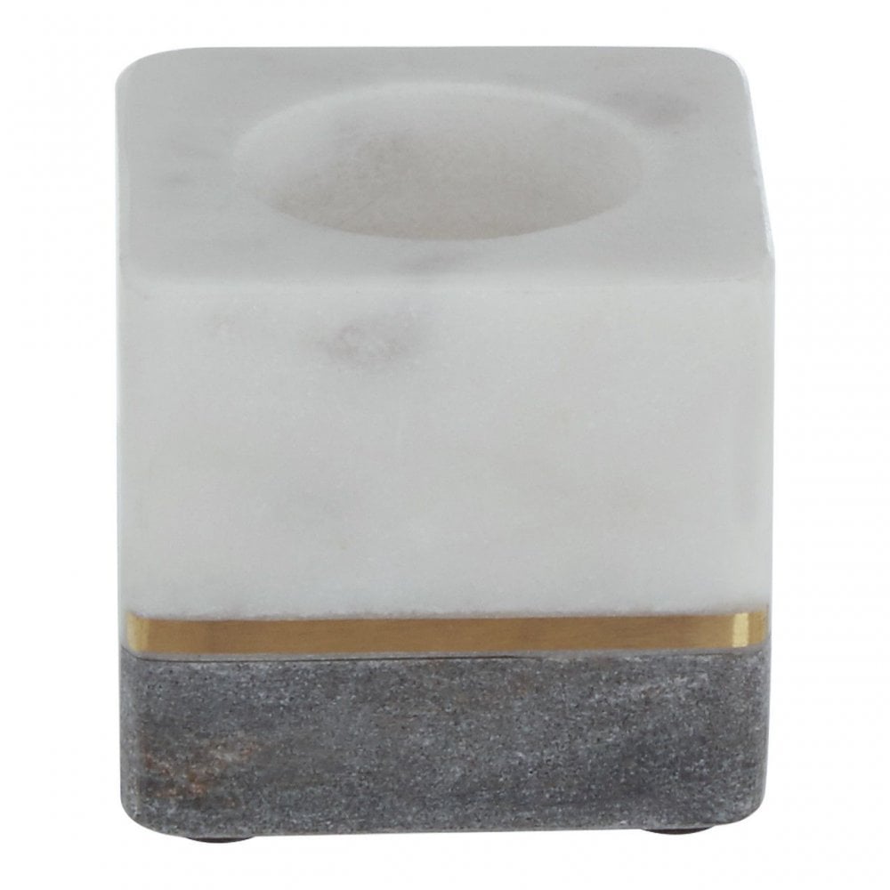 Kira White / Grey Tealight Holder