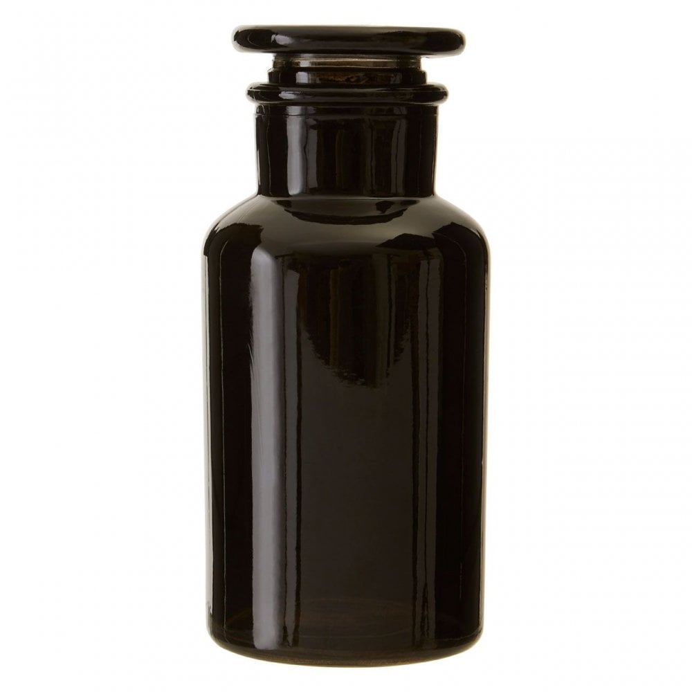Apothecary Large Black Reagent Bottle