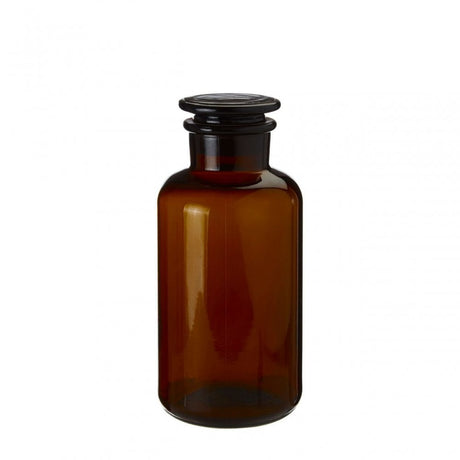 Apothecary Small Amber Glass Reagent Bottle