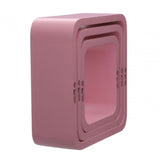 Pink Mdf Wall Cubes - Set Of 3