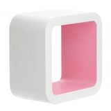 White Wall Cubes - Set Of 3
