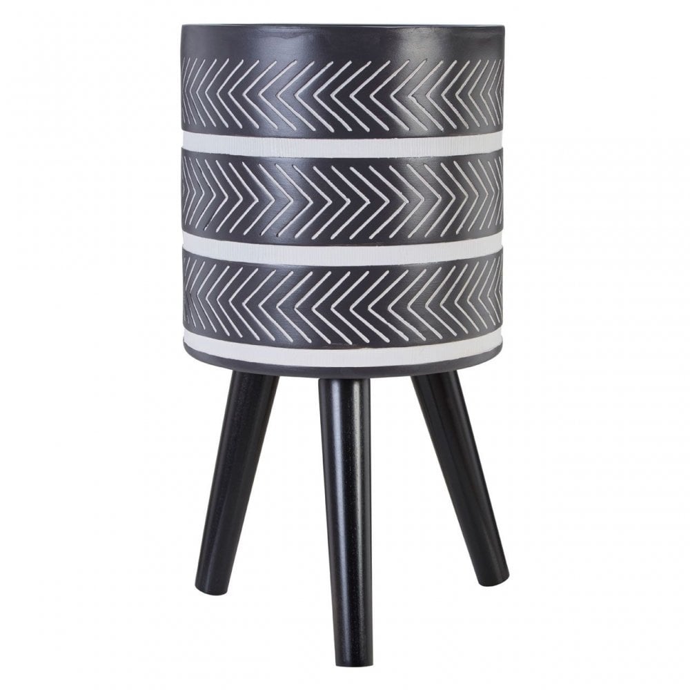 Darnell Large Chevron Planter