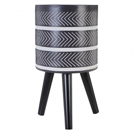 Darnell Large Chevron Planter