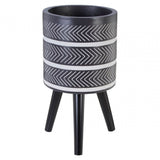 Darnell Large Chevron Planter