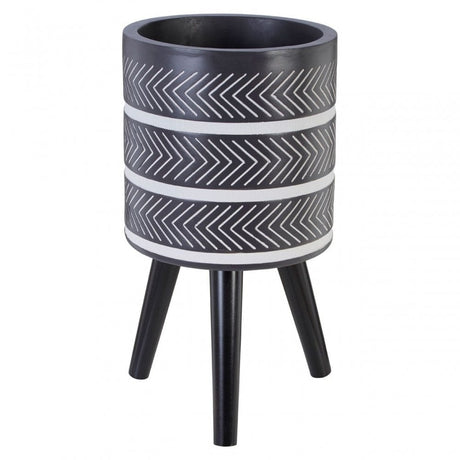 Darnell Large Chevron Planter