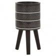 Darnell Large Chevron Planter