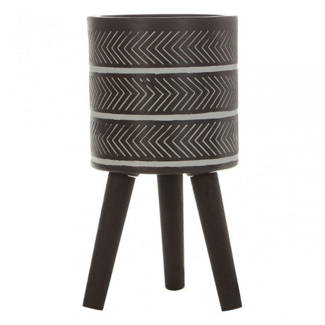 Darnell Large Chevron Planter