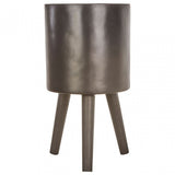 Darnell Small Black Finish Planter