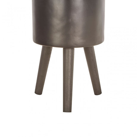 Darnell Small Black Finish Planter