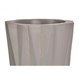 Darnell Small Grey Multifaceted Planter