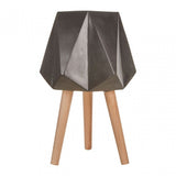 Darnell Black Multifaceted Planter - 62Cm