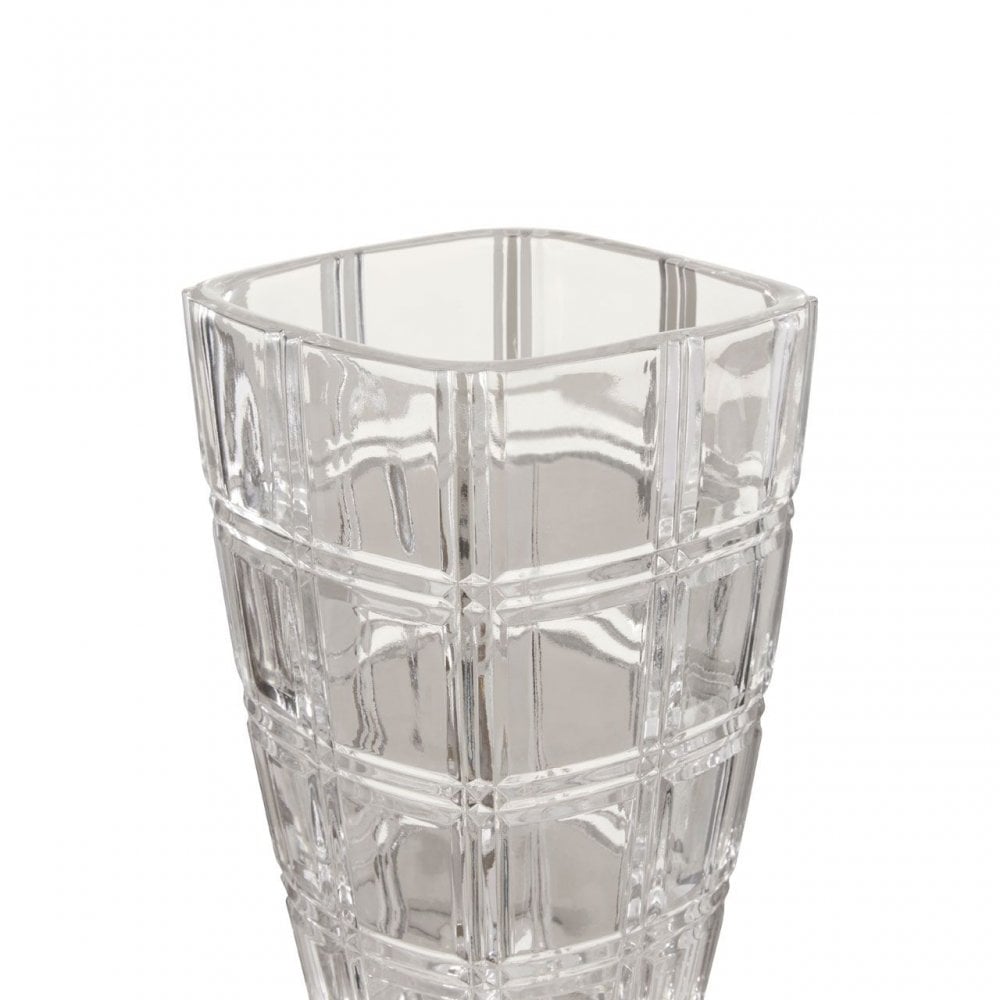 Savita Vase With Grid Pattern
