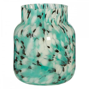 Calla Turquoise Speckle Vase