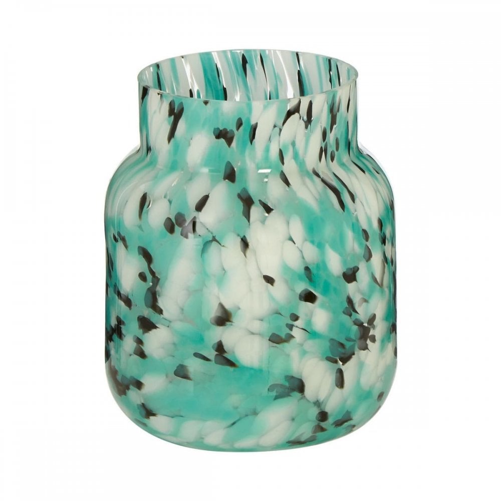 Calla Turquoise Speckle Vase