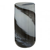 Carra Large Grey / Black Brushstroke Vase