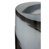 Carra Large Grey / Black Brushstroke Vase