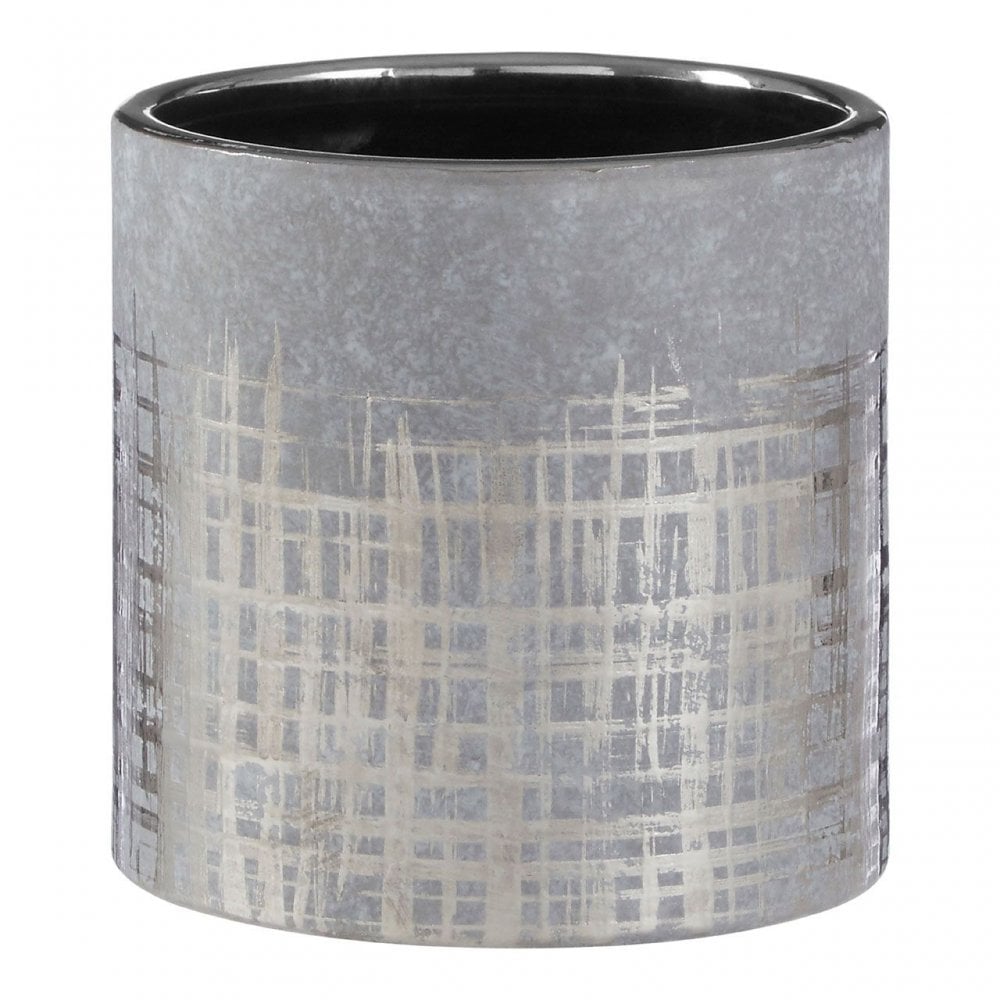 Embra Grey Ceramic Planter