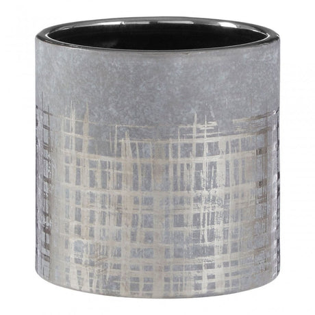 Embra Grey Ceramic Planter