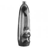 Viso Large Silver Finish Tall Vase