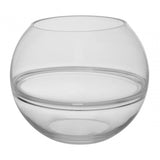 Optik Clear Glass Round Vase