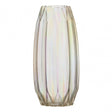 Petro Large Glass Vase With Iridescent Finish