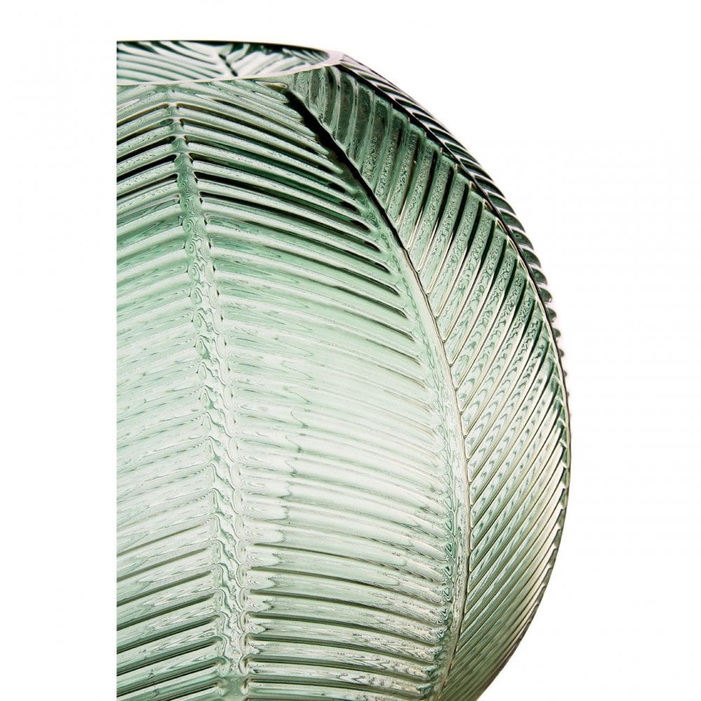 Complements Large Fern Green Glass Vase