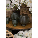 Complements Large Fern Green Glass Vase