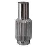 Complements Large Onice Silver Glass Vase
