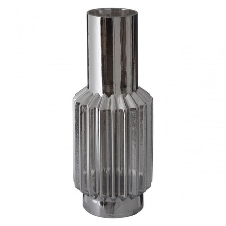 Complements Large Onice Silver Glass Vase
