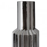 Complements Large Onice Silver Glass Vase
