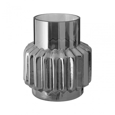 Complements Small Onice Silver Glass Vase