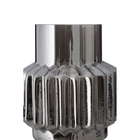 Complements Small Onice Silver Glass Vase