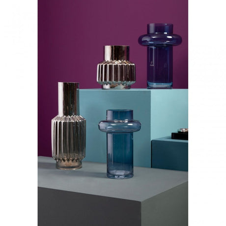 Complements Small Onice Silver Glass Vase