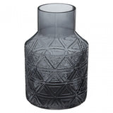 Complements Dakota Dark Grey Glass Vase