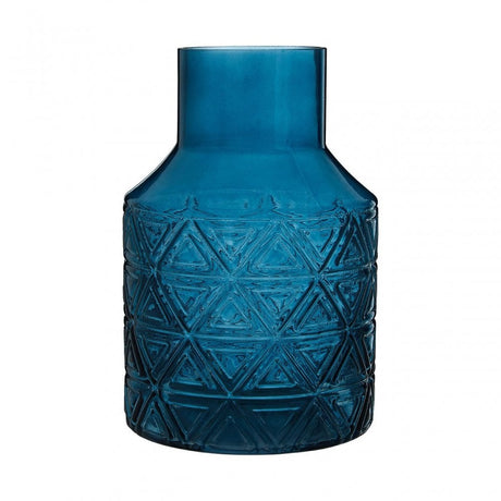 Complements Dakota Blue Glass Vase