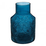 Complements Dakota Blue Glass Vase
