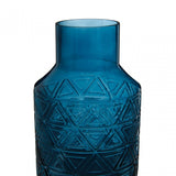 Complements Dakota Blue Glass Vase