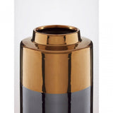 Stellar Grey Small Metallic Vase