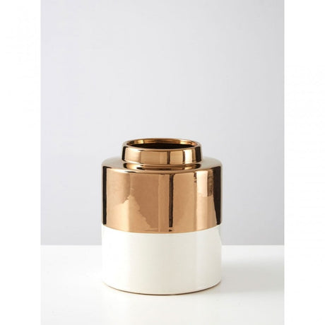 Stellar Small Metallic Vase