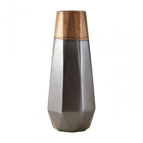 Jet Small Metallic Vase