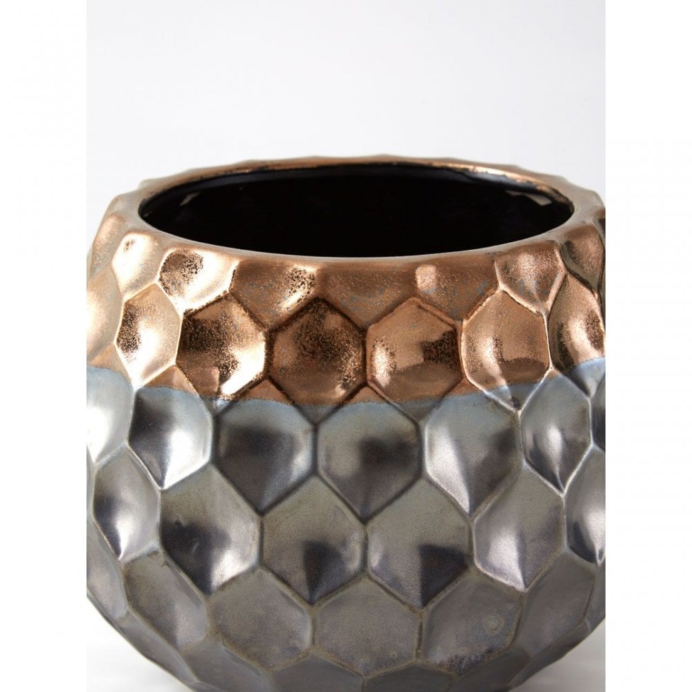 Galaxy Large Metallic Planter