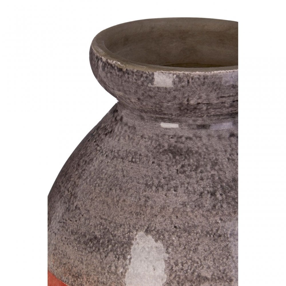 Nova Orange Earthenware Vase