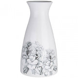 White And Black Bloom Vase