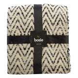 Bosie Grey Woven Chevron Throw